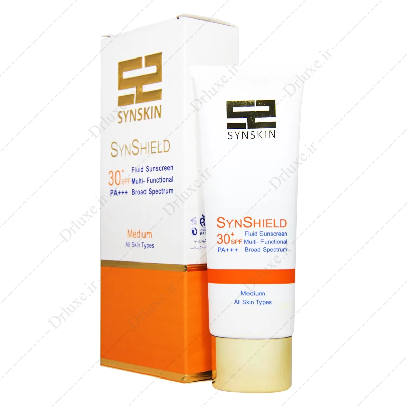 ضد آفتاب فلوئید SPF30 ساین شیلد Medium ساین اسکین 50 گرم - دکتر لوکس